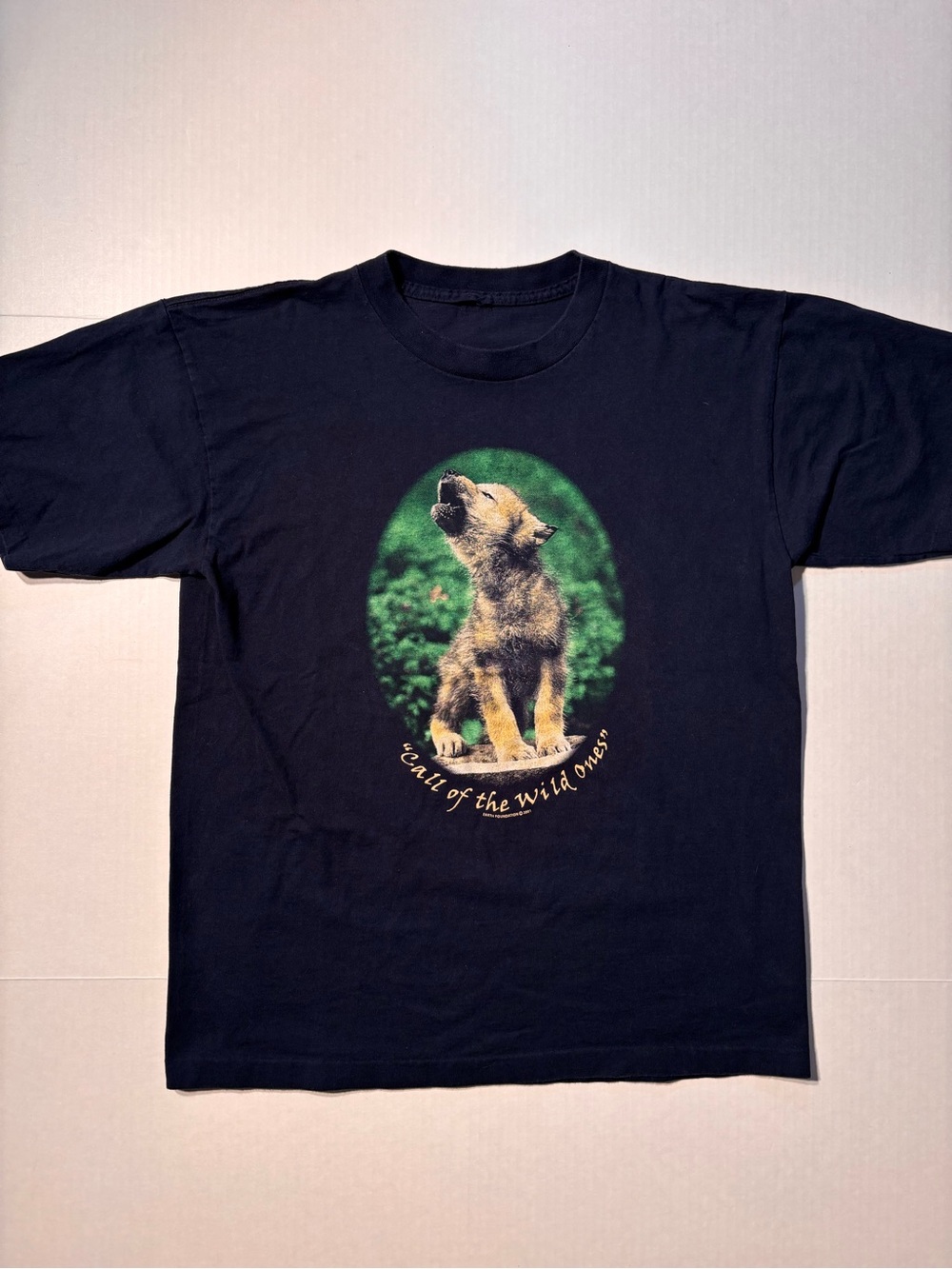 Vtg Alore Call Of The Wild Ones Wolf Nature Habitat 90’s Single Stitch T-shirt L